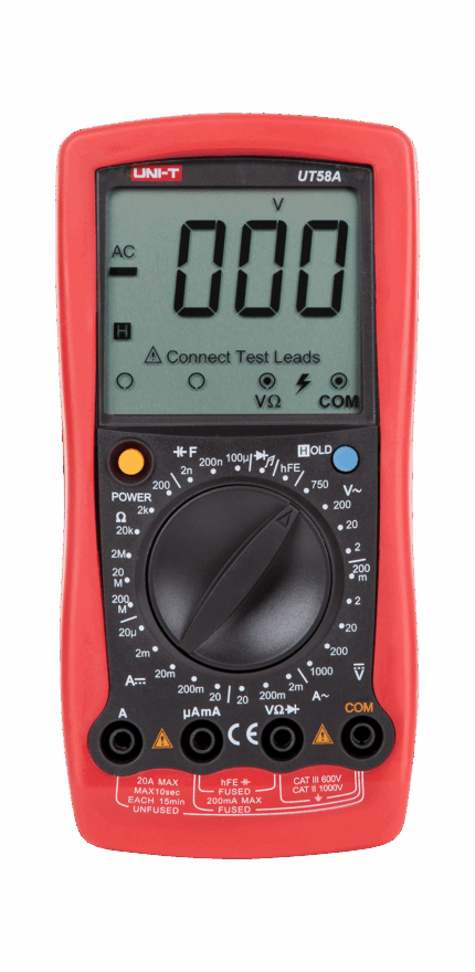 Мультиметр моделі UT58A Uni-t MIE0257