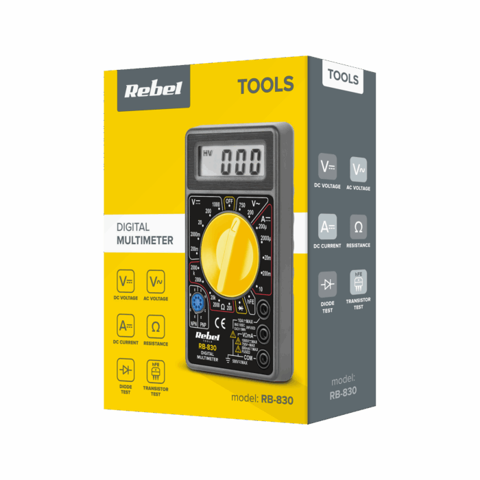 Мультиметр Rebel MIE-RB-830 RB-830 - Зображення 4