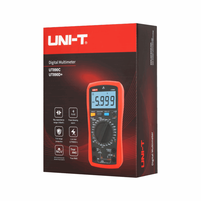 Мультиметр Uni-t MIE0428 UT890D+ - Зображення 6