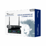Двоканальний бездротовий мікрофон UHF Azusa MIK0148 JU-822 - Зображення 4