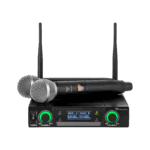 Двоканальний бездротовий мікрофон UHF Azusa MIK0148 JU-822