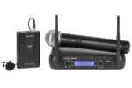 УКХ-мікрофон Azusa MIK0142 2 канали WR-358LD (1 ручний мікрофон + 1 кліпса)