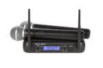 2-канальний Rebel MIK0141 УКХ-мікрофон WR-358LD (2 ручні мікрофони)