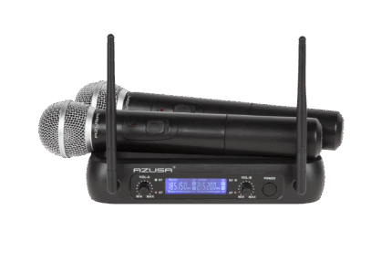 2-канальний Rebel MIK0141 УКХ-мікрофон WR-358LD (2 ручні мікрофони)