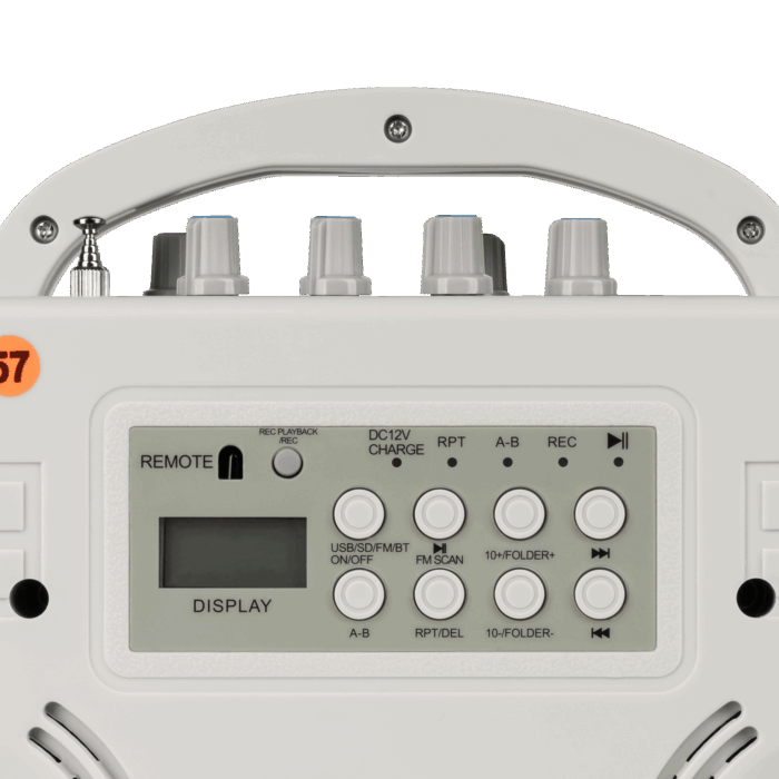 Портативний мікрофон з підсилювачем SH222UBT Rebel MIK0132-1 - Зображення 4