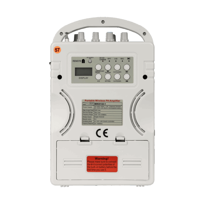 Портативний мікрофон з підсилювачем SH222UBT Rebel MIK0132-1 - Зображення 3