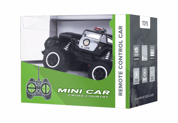 Міні-автомобіль Rebel ZAB0113 POLICE на радіокеруванні - Зображення 5