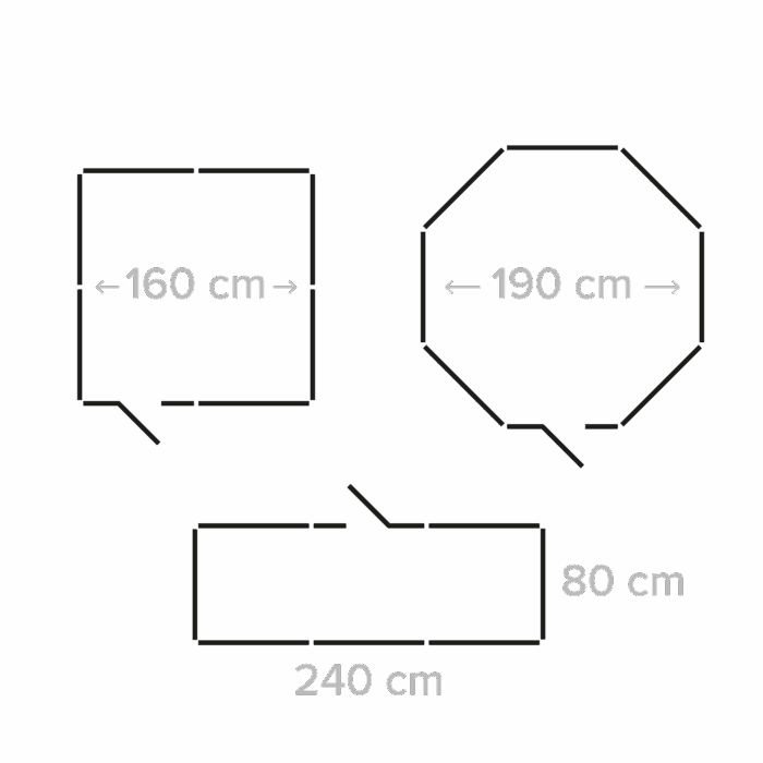 Модульна собача будка, сталевий вольєр, розмір XL, 8 панелей 80x100 см, Rebel RA-1208 ANIMALS - Зображення 8