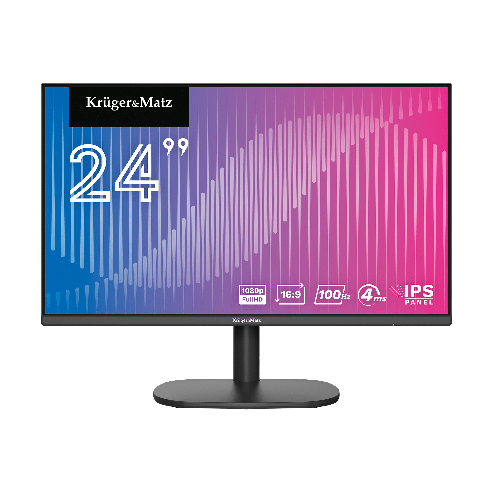 24-дюймовий монітор Kruger&Matz 100 Гц 24-дюймовий Krüger&matz KM0198-M24 монітор 100 Гц