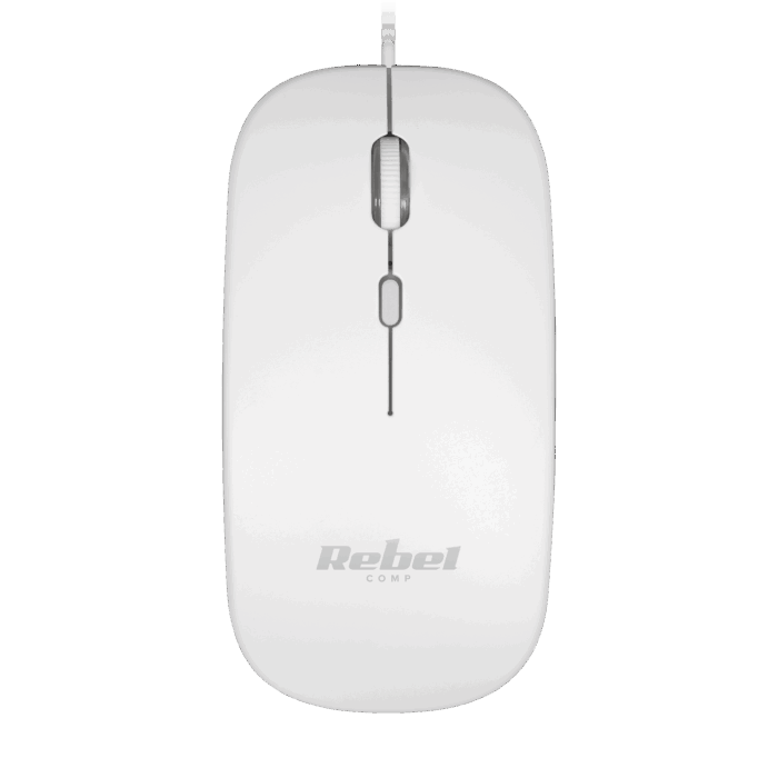 Біла миша Rebel KOM1023-W WDM210 - Зображення 3