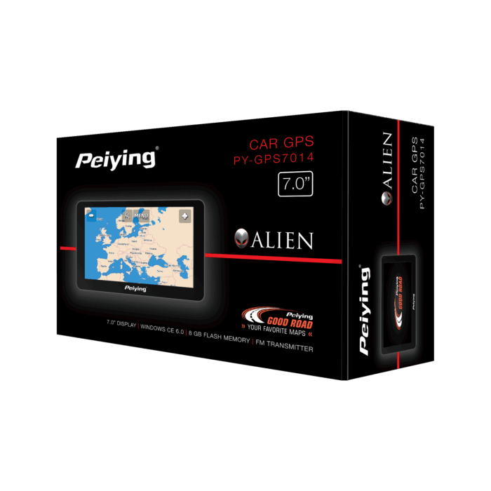 GPS-навігатор Peiying PY-GPS7014 Alien + карта ЄС - Зображення 5