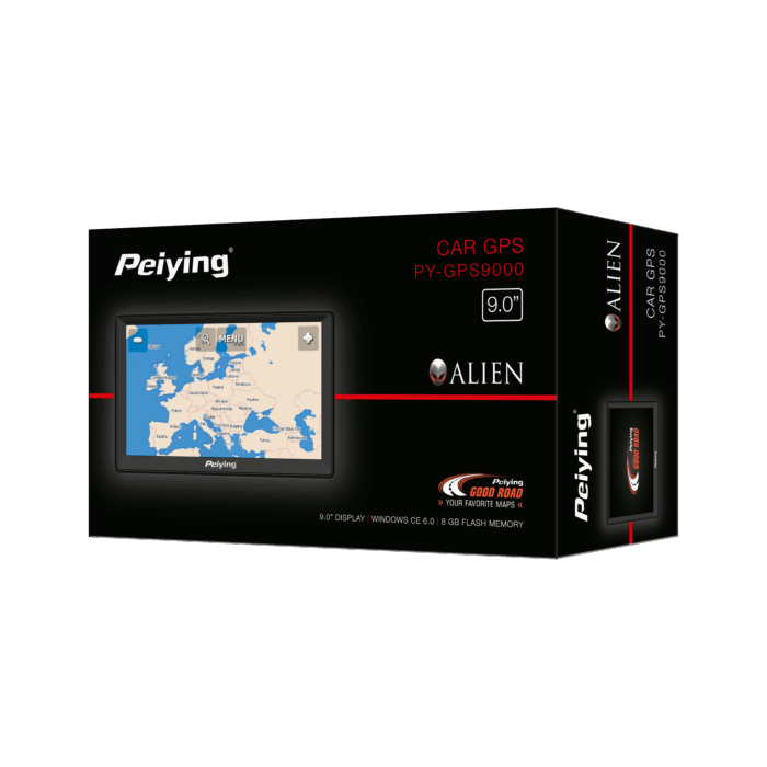 GPS-навігатор Peiying PY-GPS9000.1 Alien PY-GPS9000 + карта ЄС - Зображення 8