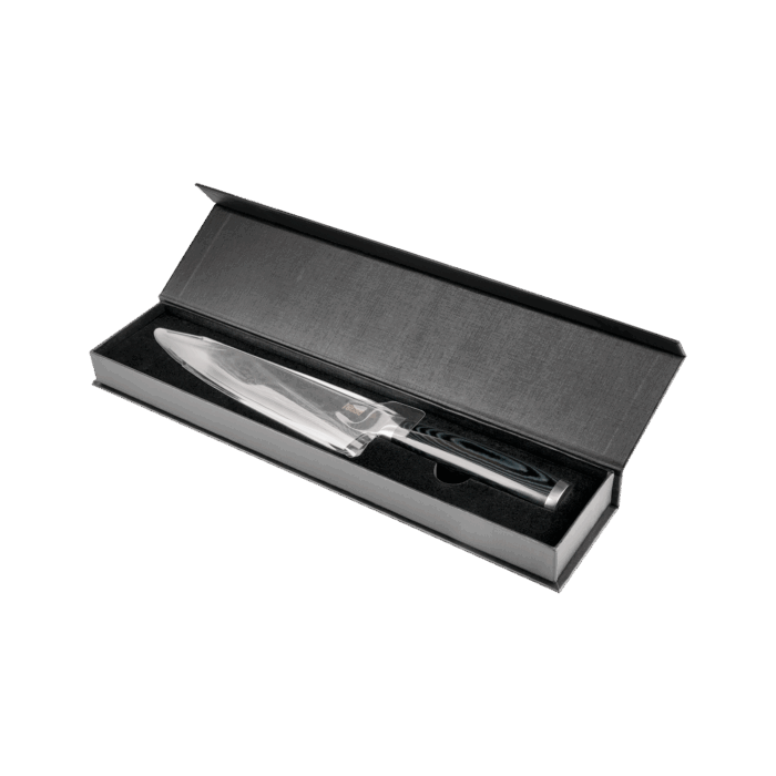 Кухарський ніж з дамаської сталі 33,5 см (VG10) Teesa TSA0196 - Зображення 5