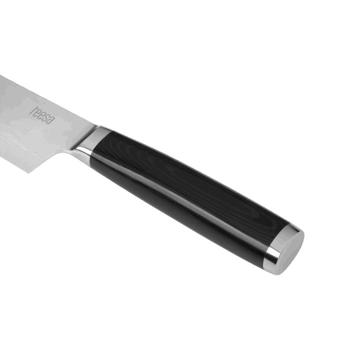 Кухарський ніж з дамаської сталі 33,5 см (VG10) Teesa TSA0196 - Зображення 3