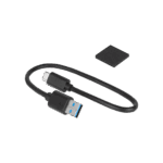 Прозорий корпус для жорсткого диска 2,5" SATA USB C 3.1 Rebel KOM1201 - Зображення 3