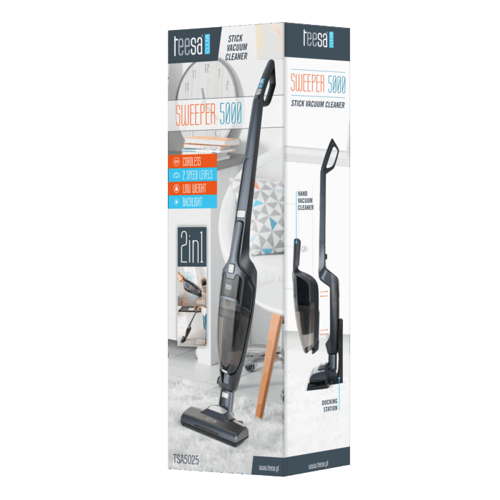 Бездротовий пилосос 2-в-1 Teesa TSA5025 SWEEPER 5000 - Зображення 6