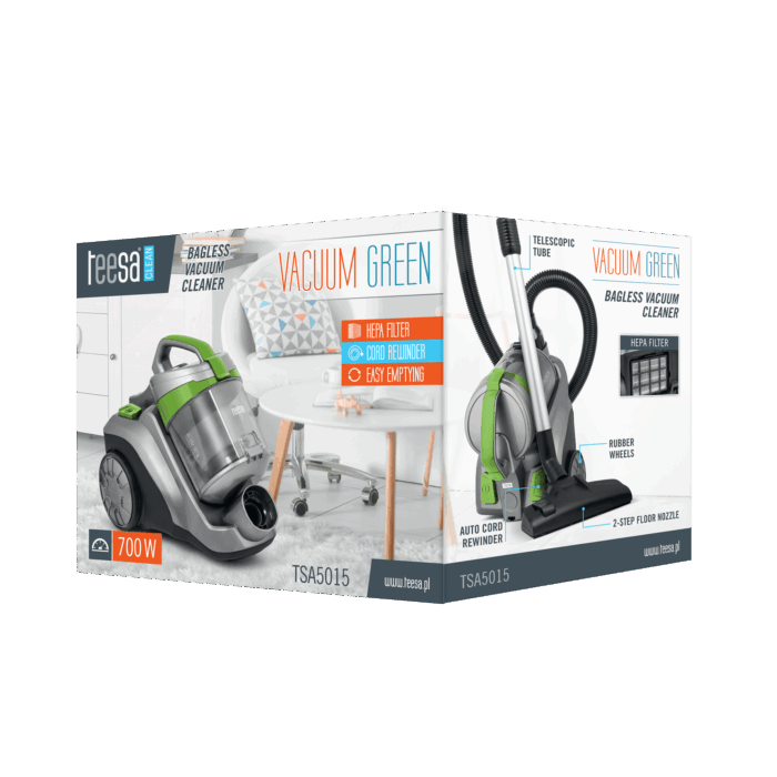 Пилосос без мішка Teesa TSA5015 VACUUM GREEN - Зображення 6
