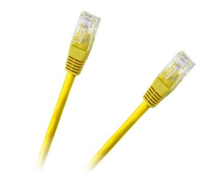 Патчкорд UTP 8c KPO2779E-1.0 вилка-вилка 1.0 м CCA жовтий