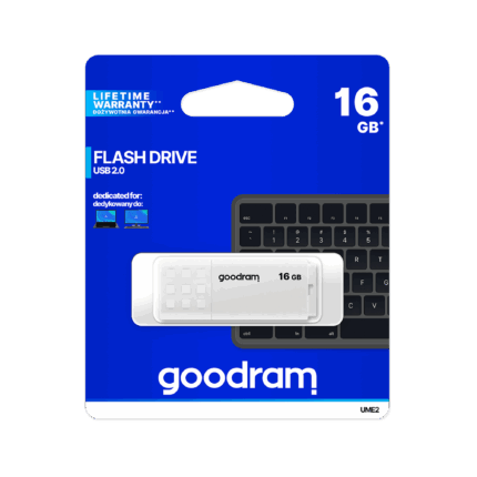 Флеш-накопичувач Goodram TGD-UME20160W0R11 USB 2.0 16 ГБ білого кольору