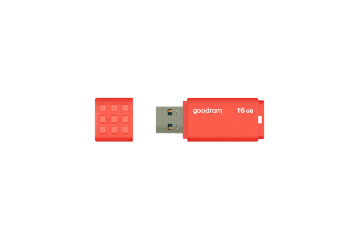 Флеш-накопичувач Goodram TGD-UME30160O0R11 USB 3.2 16 ГБ помаранчевого кольору - Зображення 2