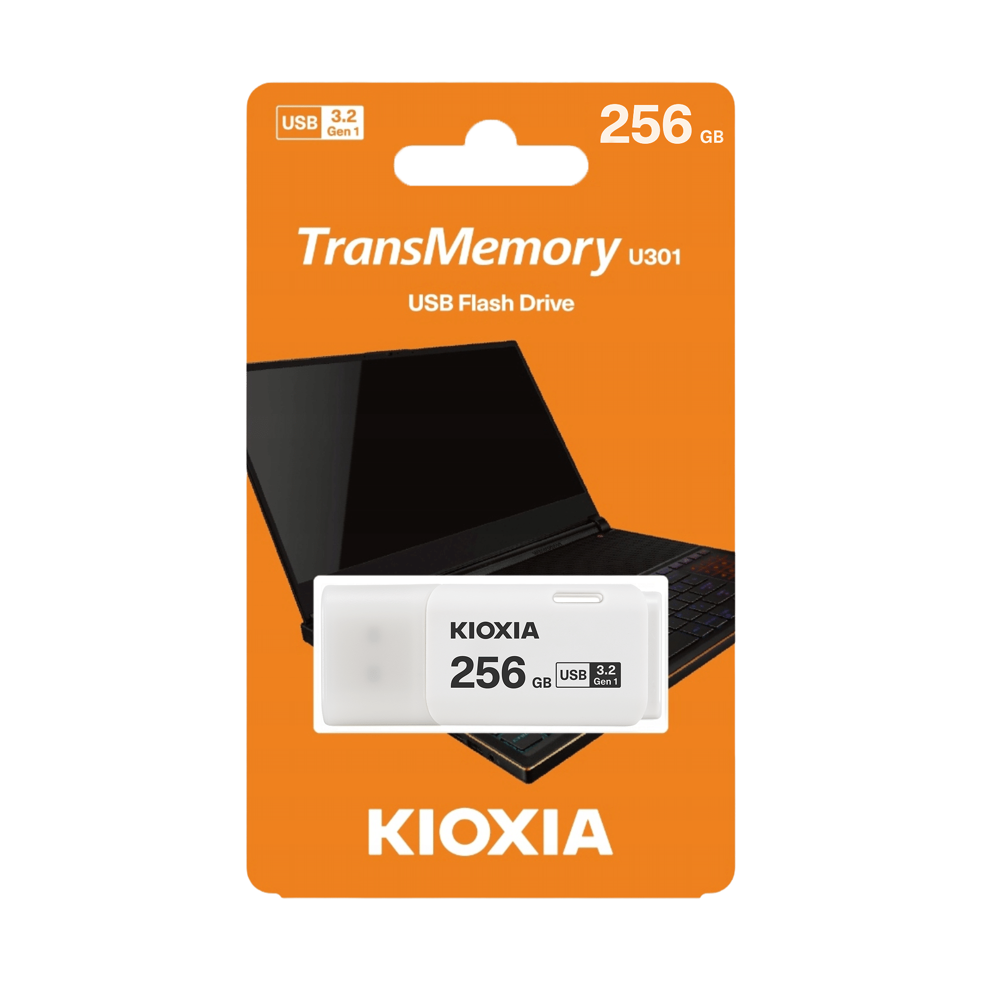 Флеш-накопичувач Kioxia Hayabusa USB 3.2 256 ГБ Флеш-накопичувач Kioxia KIO-LU301W256GG4 Hayabusa USB 3.2 256 ГБ