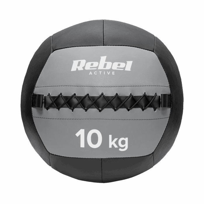Медициновий м'яч для вправ Rebel RBA-3107-10 ACTIVE 10 кг - Зображення 2
