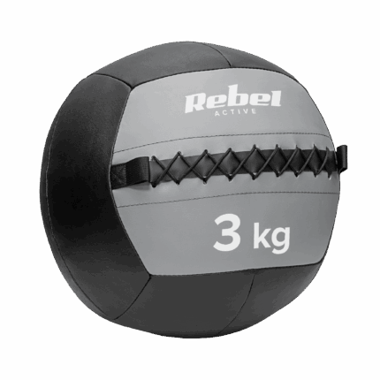 Медициновий м'яч для вправ Rebel RBA-3107-3 ACTIVE 3 кг