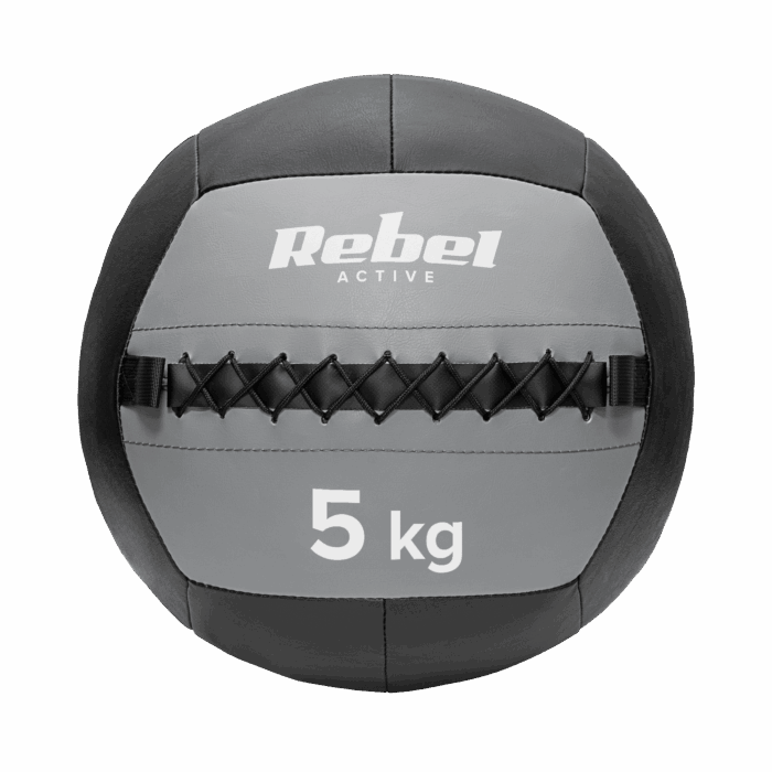 Медициновий м'яч для вправ Rebel RBA-3107-5 ACTIVE 5 кг - Зображення 2