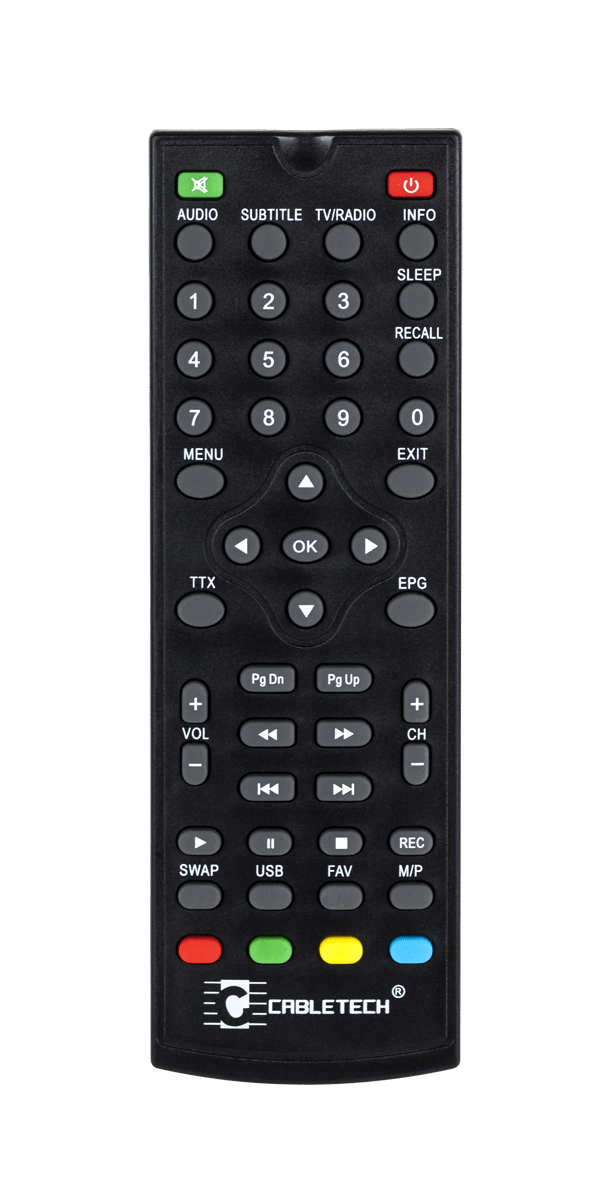 Пульт дистанційного керування для DVB-T тюнерів URZ0299 та URZ0323/324 Cabletech Пульт дистанційного керування для DVB-T тюнерів URZ0299 та URZ0323/324 Cabletech PIL0324