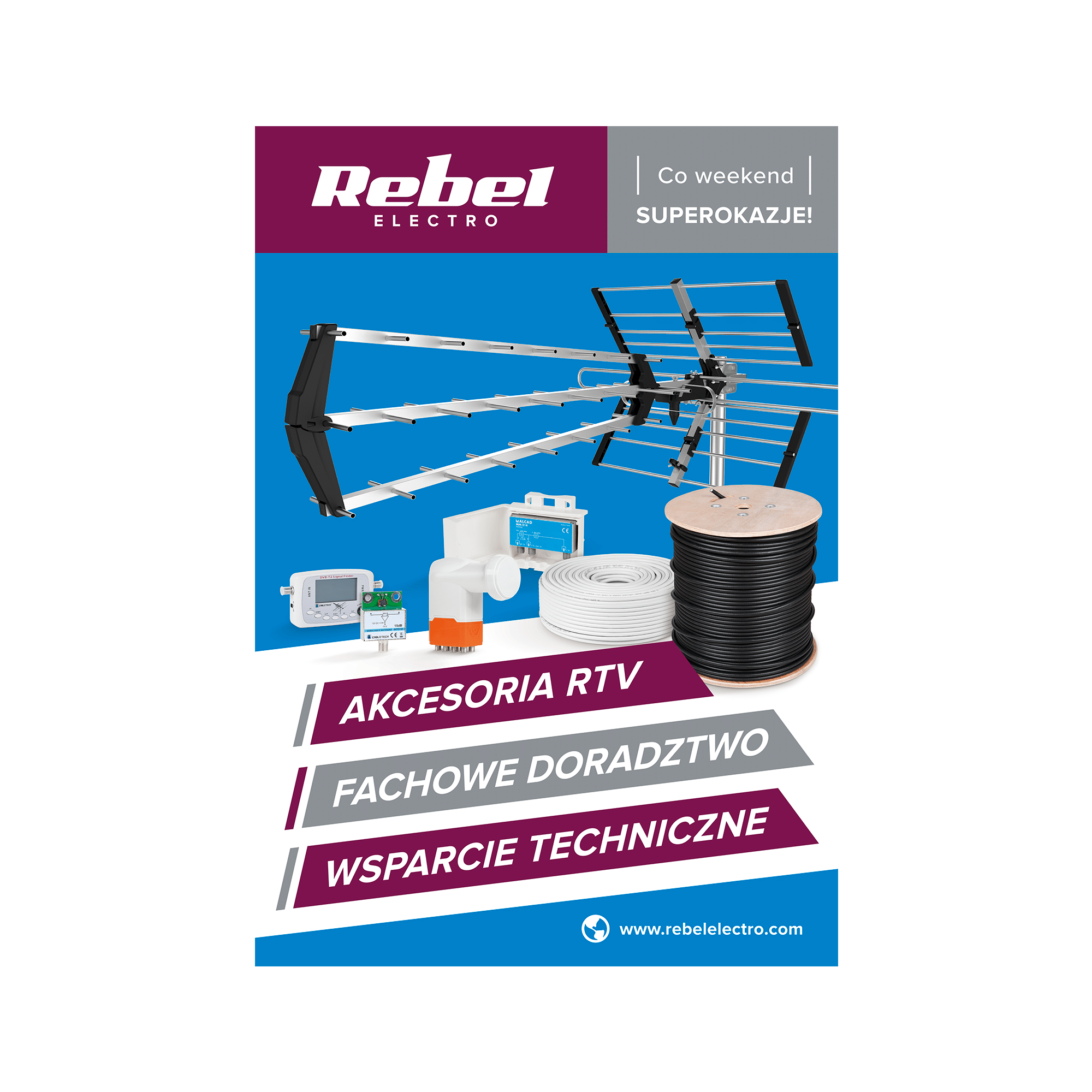 Постер Rebel Electro - Аксесуари RTV Постер Rebel MR-RB-207 Electro - Аксесуари RTV