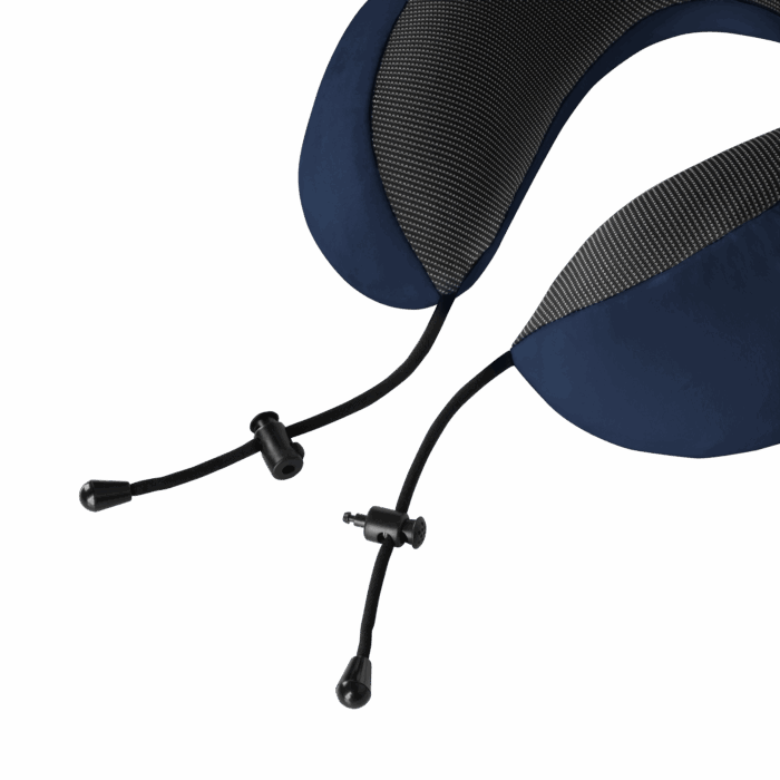 Дорожня подушка з піни з ефектом пам'яті, Rebel RBA-5003-BL ACTIVE, синя - Зображення 4