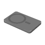 Індуктивний зарядний Krüger&matz KM0911 пристрій POWERBANK 5000 mAh магнітний сірий