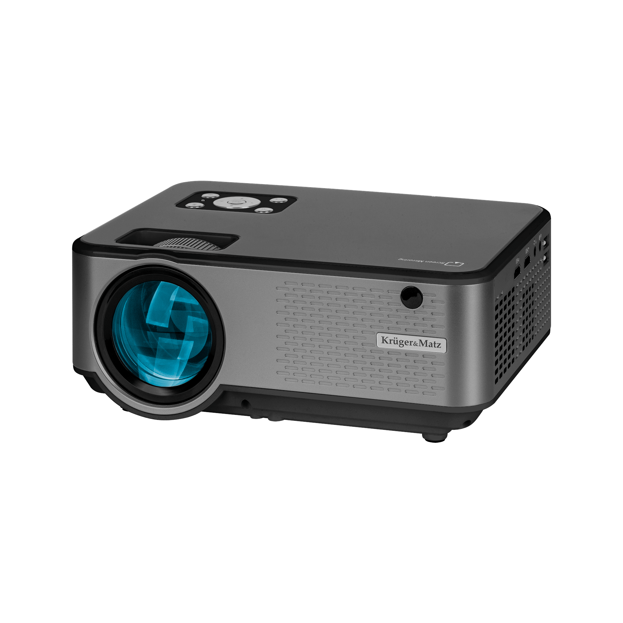 Світлодіодний проектор Kruger&Matz V-LED60 з Wi-Fi та роздільною здатністю FullHD Світлодіодний проектор Kruger&Matz V-LED60 KM0371-FHD з Wi-Fi та роздільною здатністю FullHD