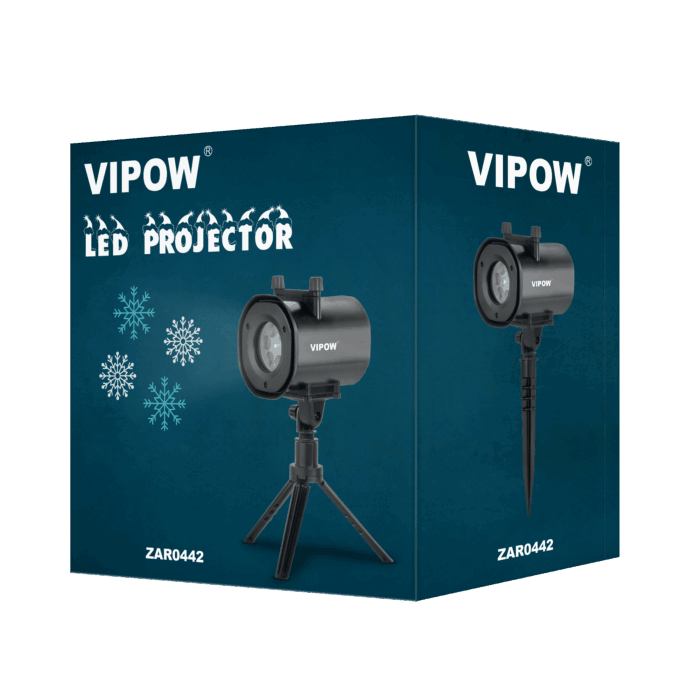 Світлодіодний проектор Vipow ZAR0442 зі змінними слайдами (4 шаблони) - Зображення 10
