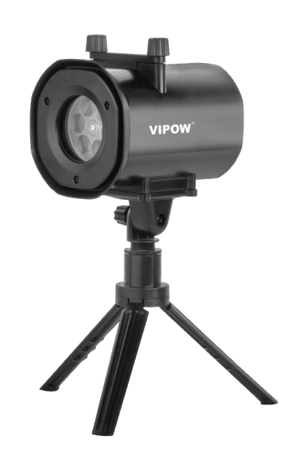 Світлодіодний проектор Vipow ZAR0442 зі змінними слайдами (4 шаблони)
