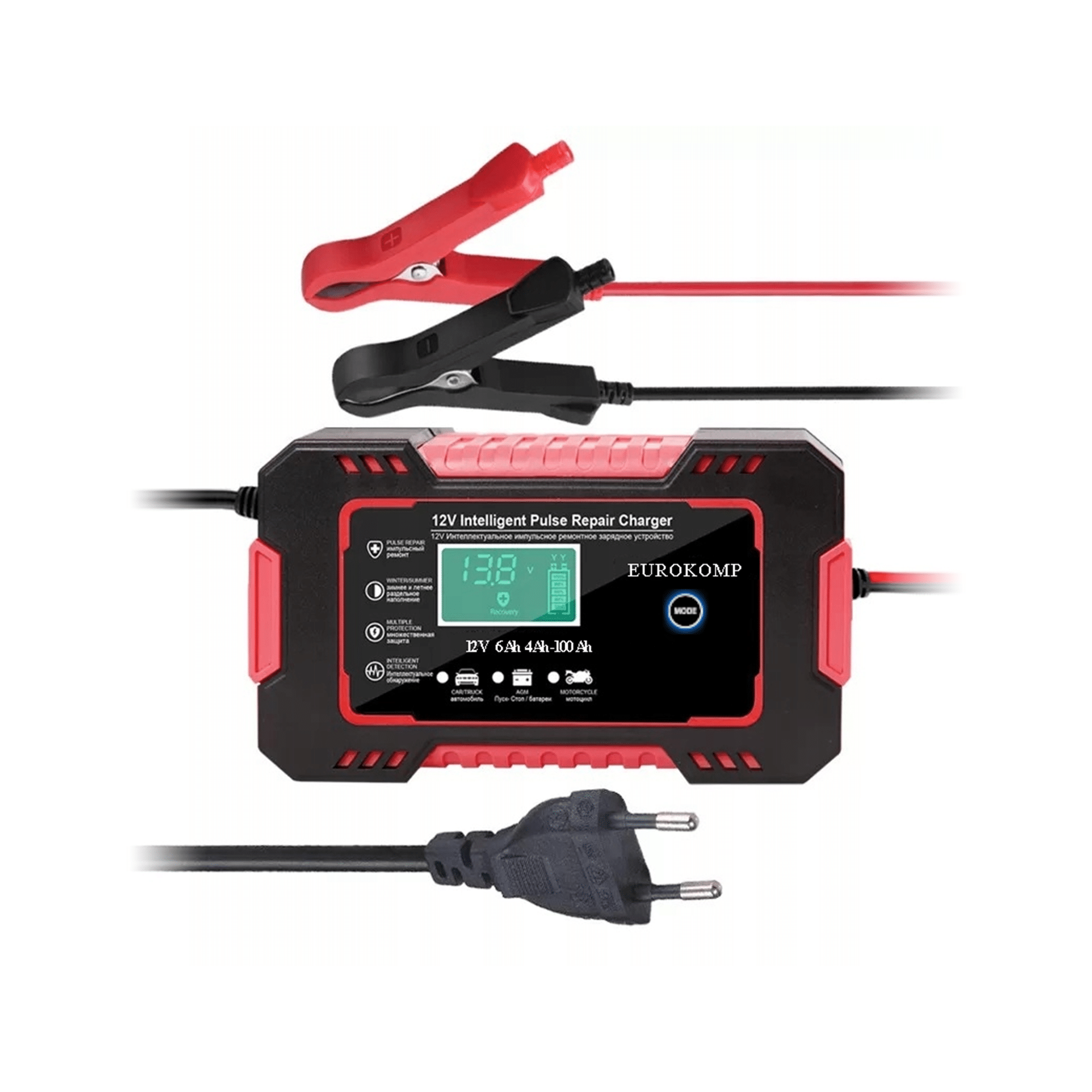 Автоматичний випрямляч 12 В 6 А E6165 Автоматичний випрямляч 12 В 6 А E6165 Eurokomp URZ4052