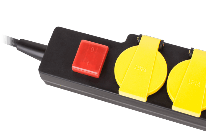 5 розеток (IP 44)