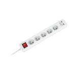 Подовжувач Rebel URZ3203-3 Power 5 розеток + 2 USB розетки з вимикачем - 3 м - Зображення 2