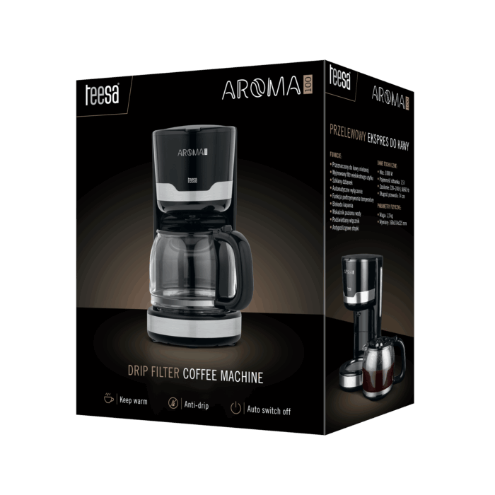 Кавоварка крапельного Teesa TSA4006 типу 1,5 л AROMA 100 - Зображення 5