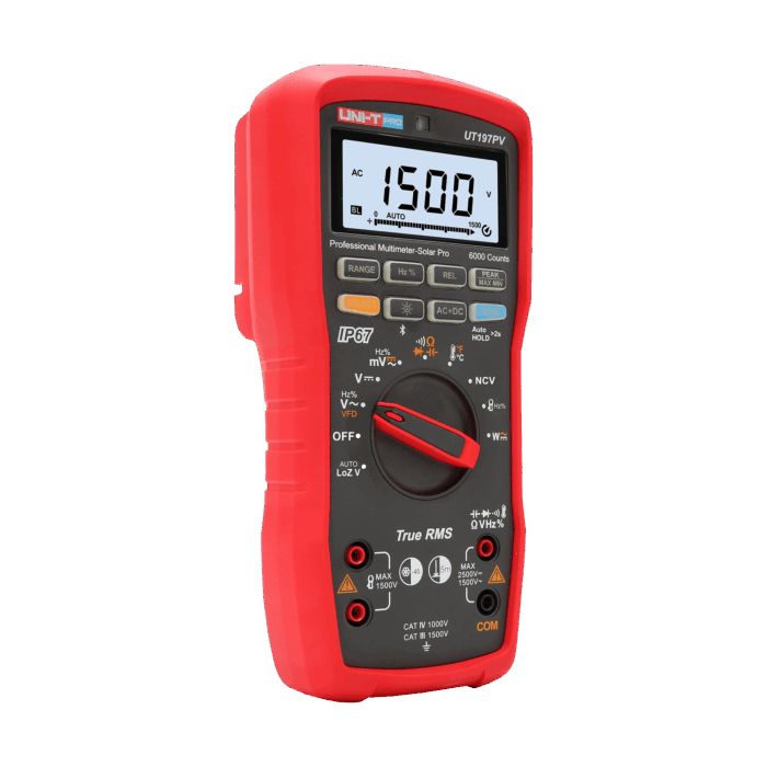 Промисловий мультиметр Uni-t MIE0540 UT197PV - Зображення 3