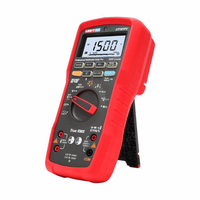 Промисловий мультиметр Uni-t MIE0540 UT197PV - Зображення 6