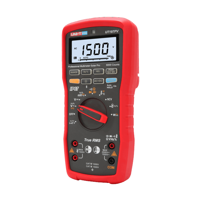 Промисловий мультиметр Uni-t MIE0540 UT197PV - Зображення 4