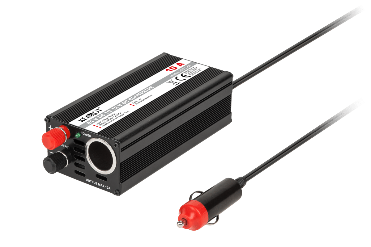 Перетворювач KEMOT 24V/12V 10A Перетворювач Kemot URZ3261 24V/12V 10A