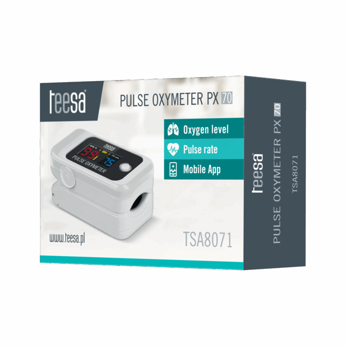 Пульсоксиметр BT PX70 Teesa TSA8071 для пальців - Зображення 4