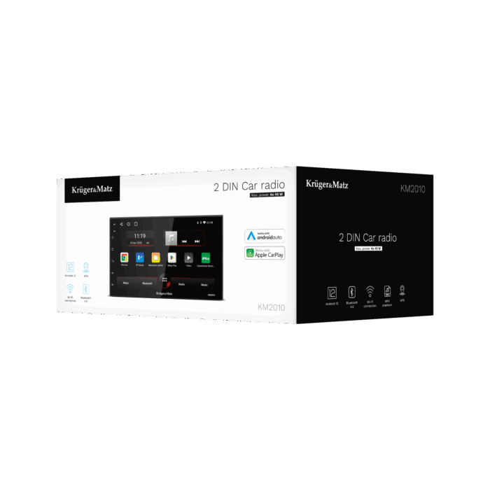 Автомагнітола Kruger&Matz KM2010 CarPlay/AndroidAuto - Зображення 7