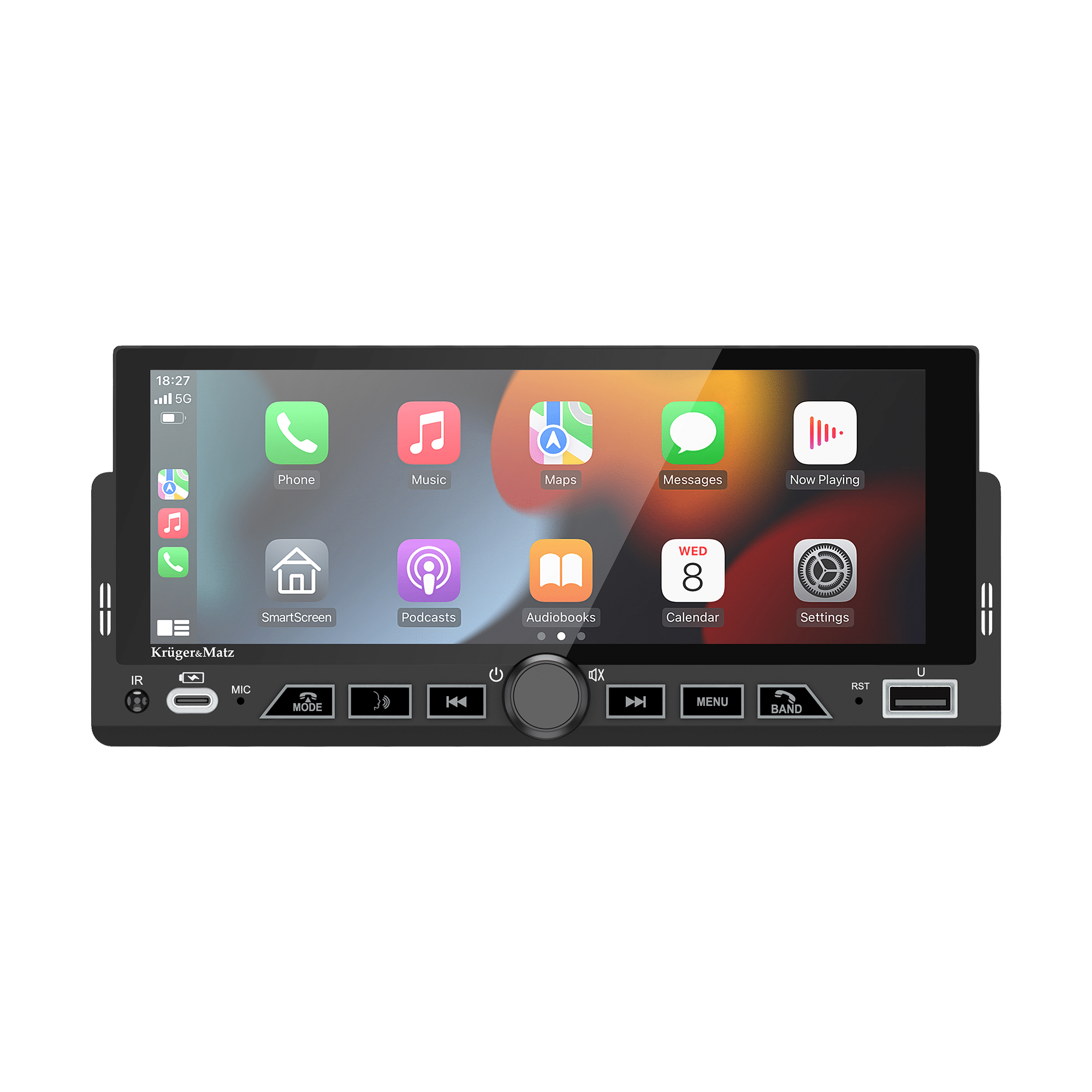 Автомагнітола Kruger&Matz KM2017 CarPlay/AndroidAuto Автомагнітола Kruger&Matz KM2017 CarPlay/AndroidAuto