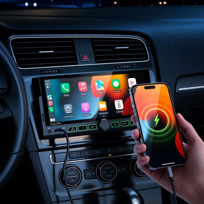 Автомагнітола Kruger&Matz KM2017 CarPlay/AndroidAuto - Зображення 14