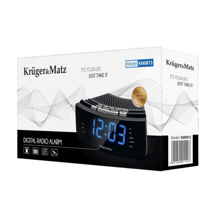 Радіогодинник Kruger&Matz KM0813 KM 813 - Зображення 2