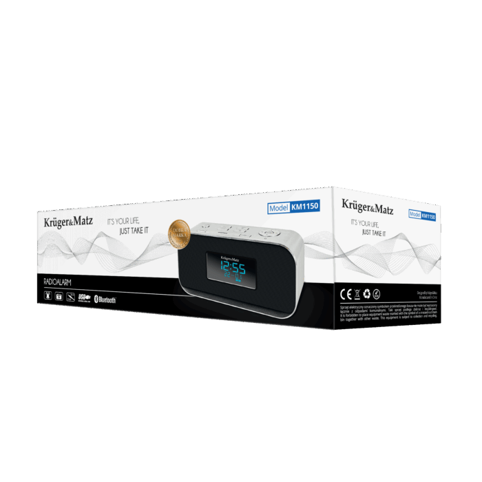 Радіогодинник Kruger&Matz KM1150 KM1150 BLUETOOTH, AUX, USB - Зображення 4