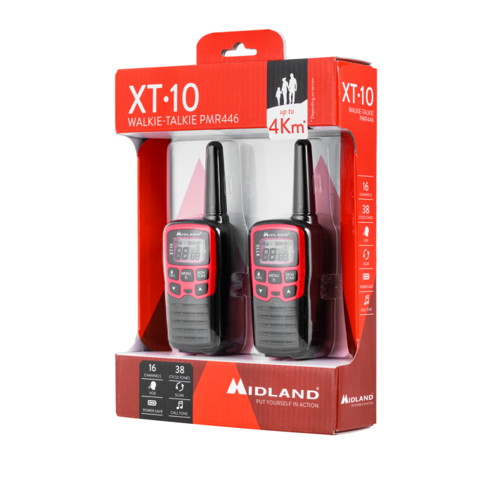 Портативні радіостанції PMR Midland URZ0998 XT10 - Зображення 4